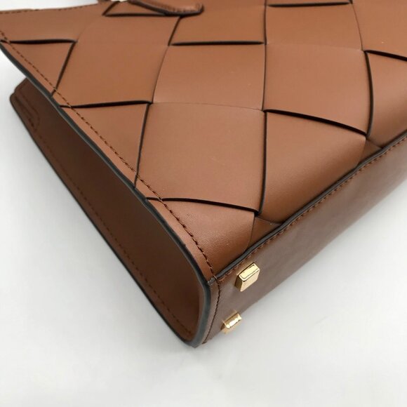 Michael Kors Luggage Brown East West Scarlett Satchel Bag - Picture 9 of 11